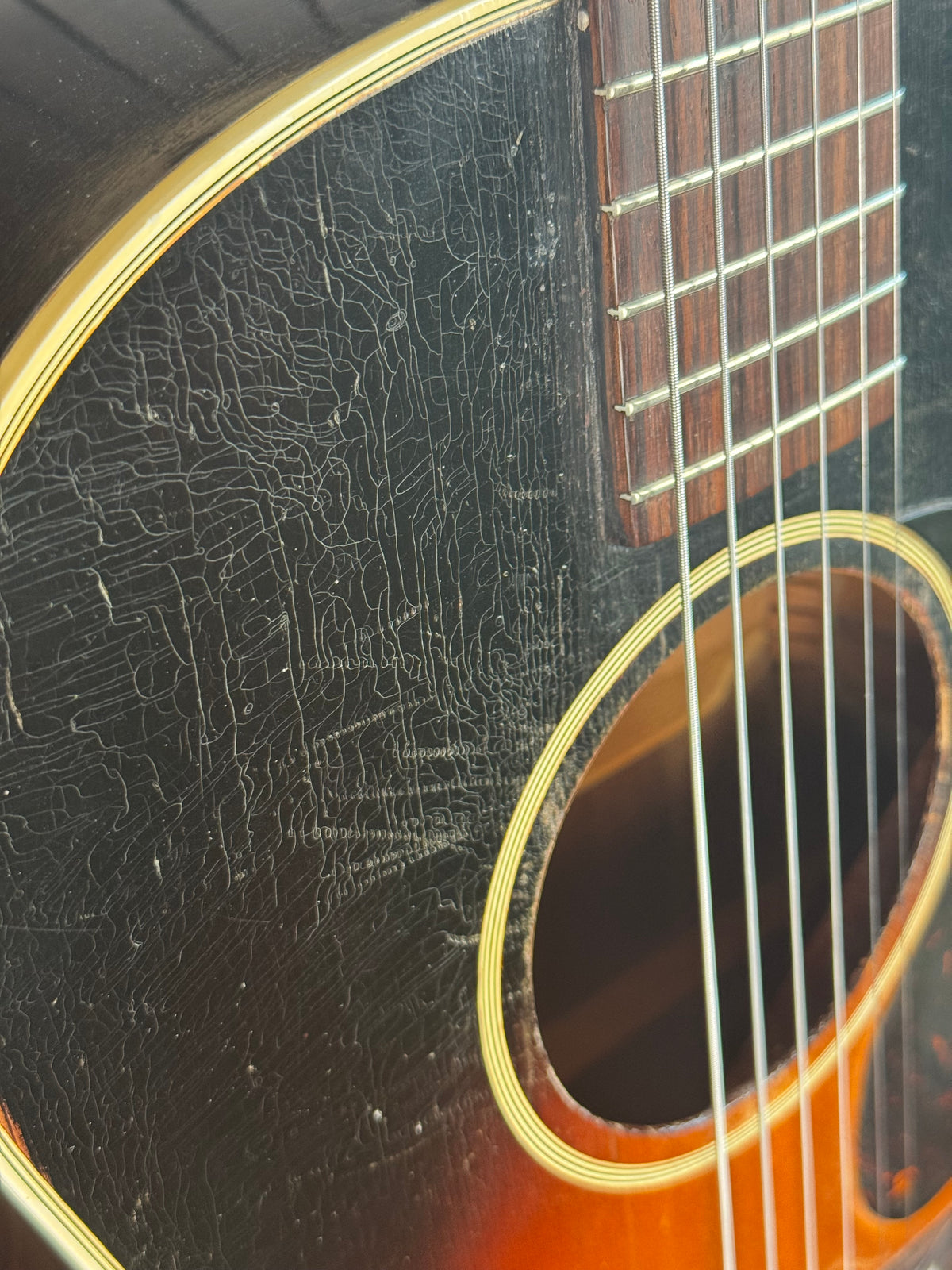 1943 Gibson Banner LG-2 Adirondack Spruce Top