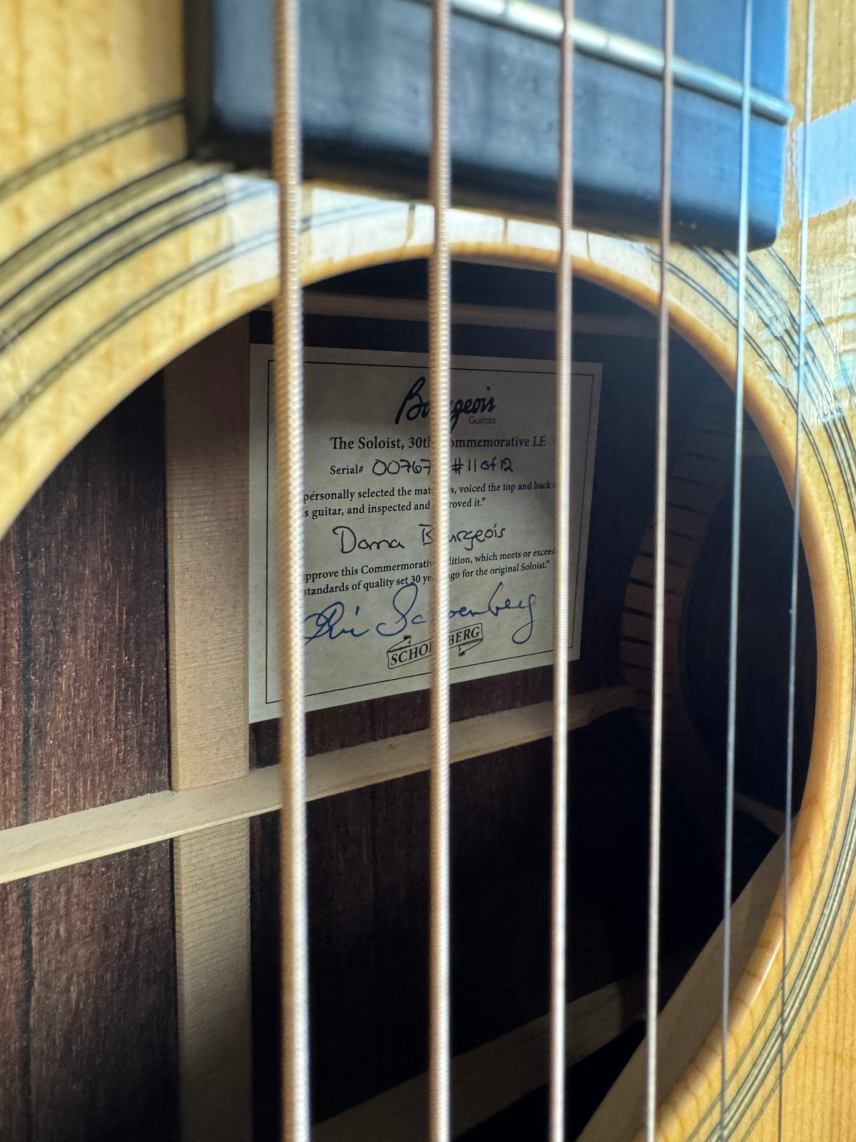 2017 Bourgeois Soloist Commemorative LE (#11/12)