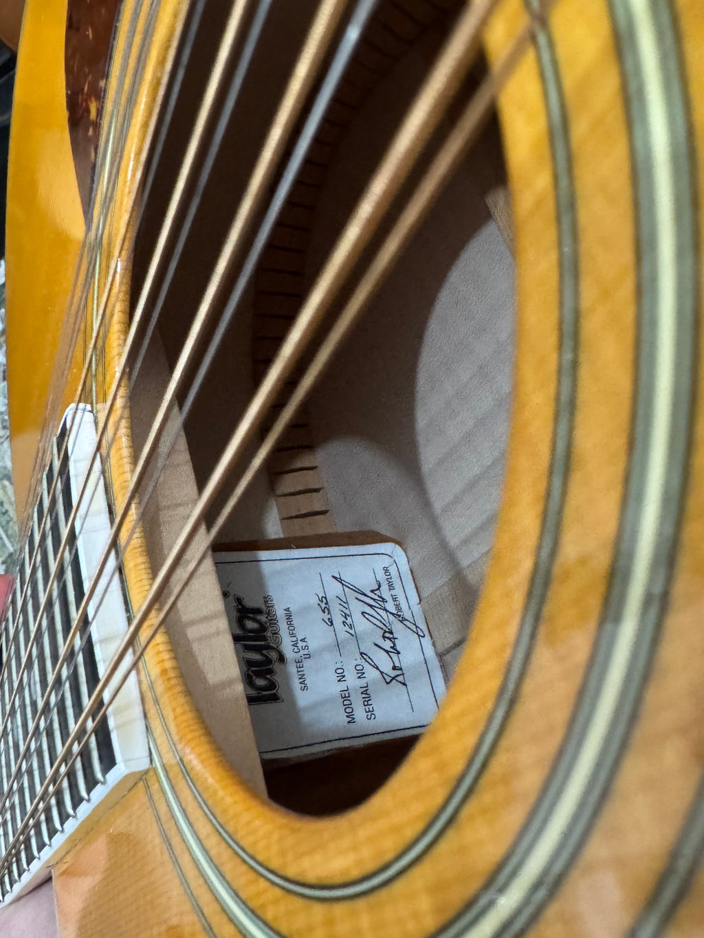 1990 Taylor 655 12 String