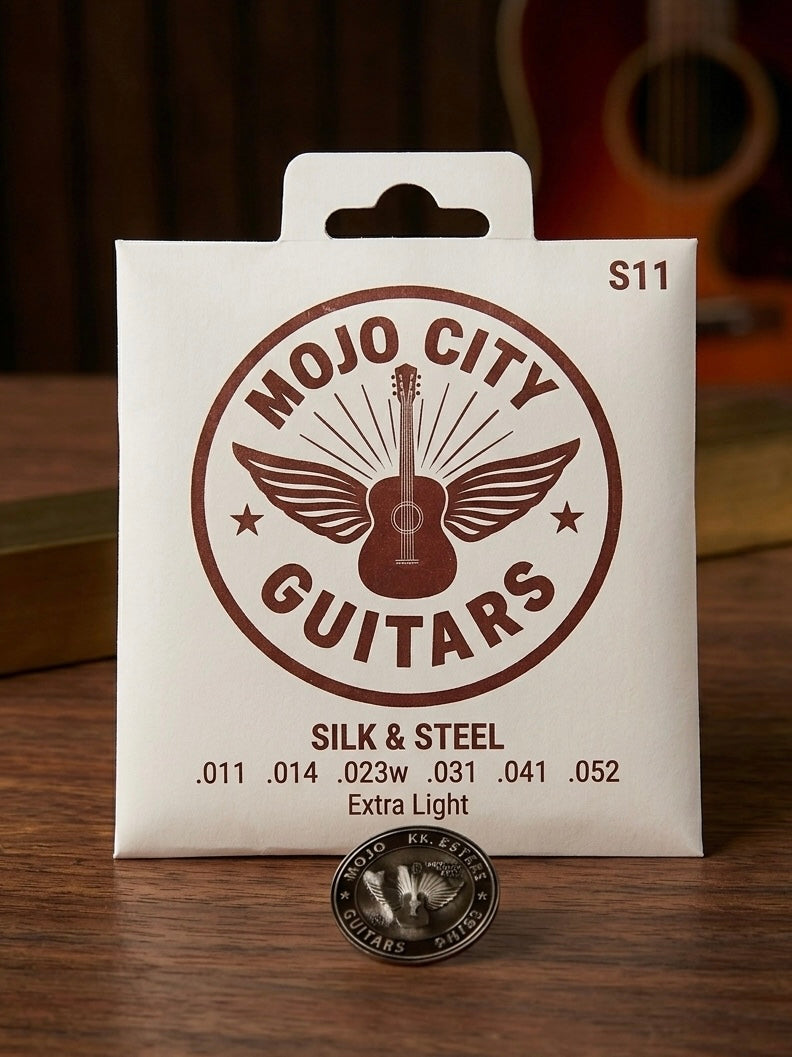 S11 Silk & Steel 11-52 Extra Light Gauge Acoustic Guitar String