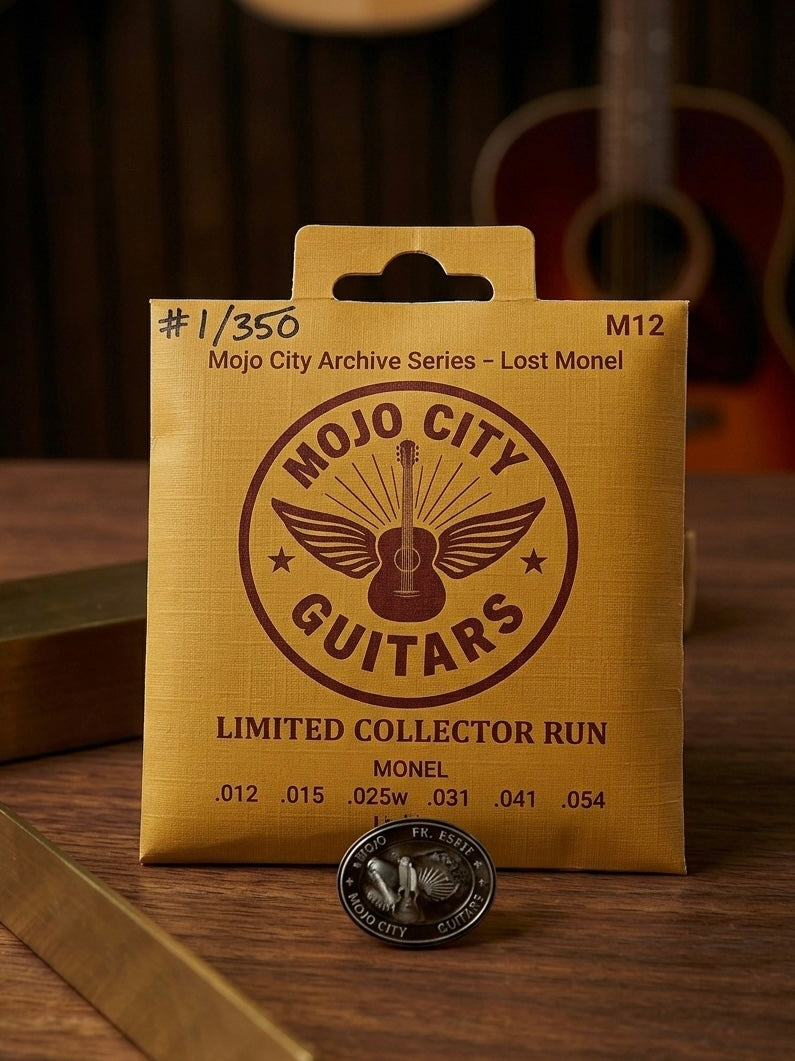 M12 Monel 12-54 Light Gauge *Archive Series Collector Run* Acoustic Guitar Strings