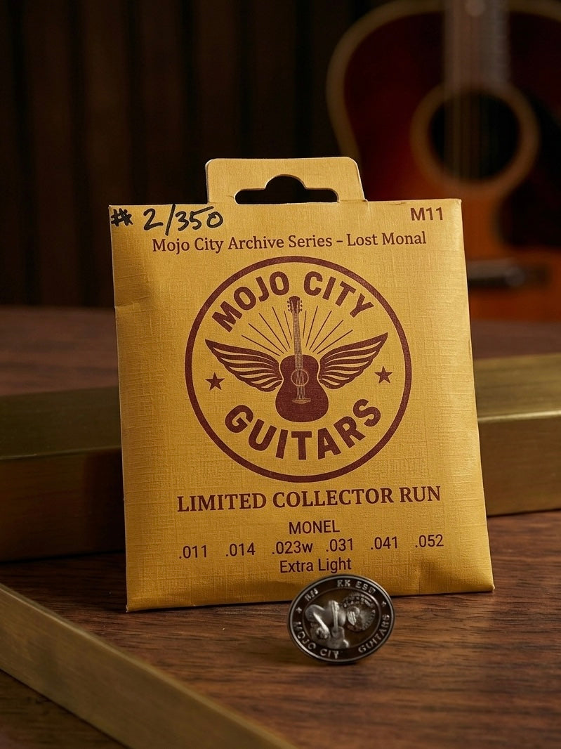 M11 Monel 11-52 Extra Light Gauge *Archive Series Collector Run* Acoustic Guitar Strings