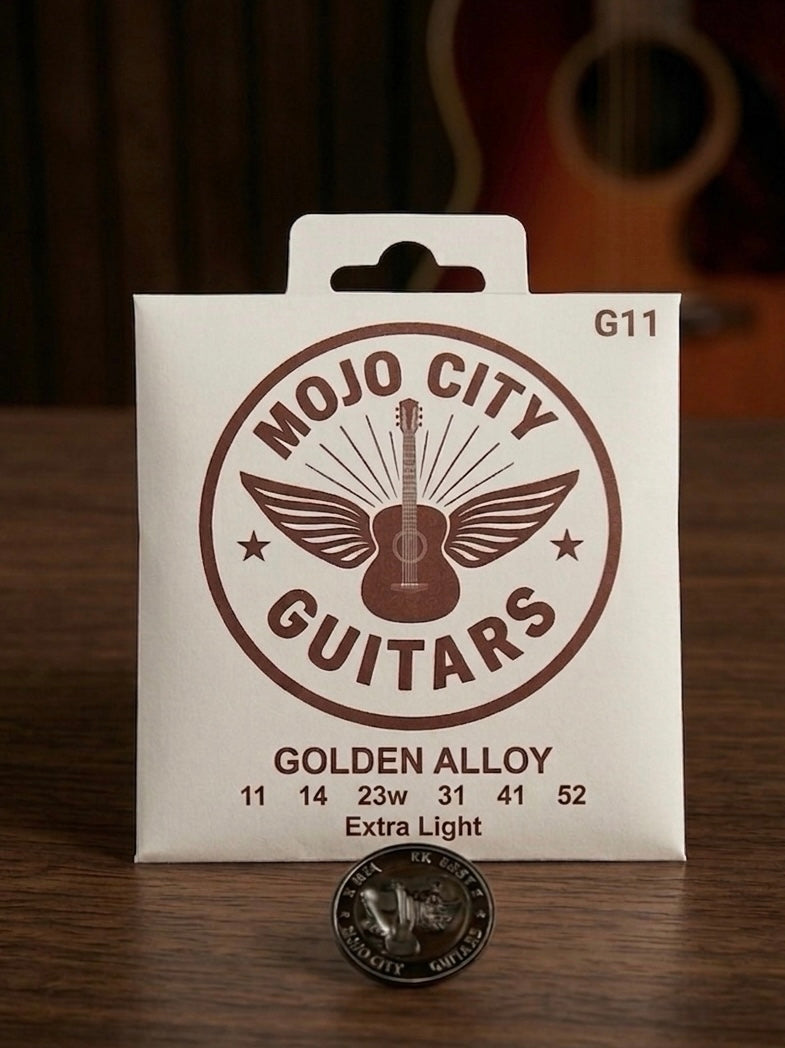 G11 Golden Alloy 11-52 Extra Light Gauge Acoustic Guitar Strings