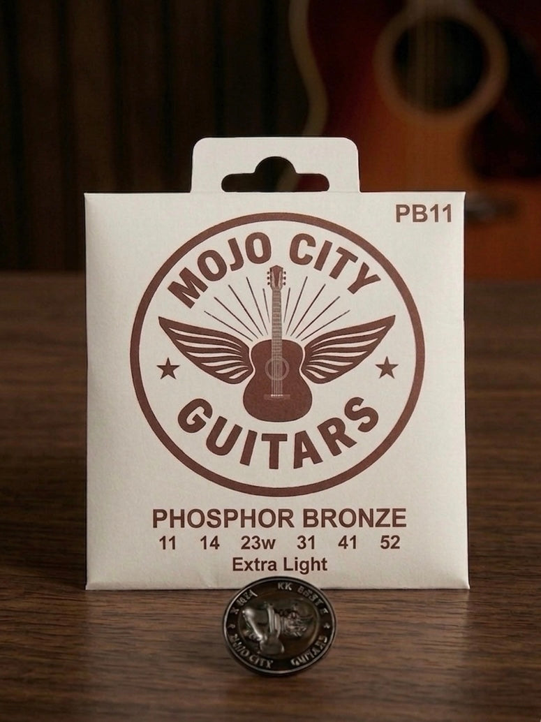 PB11 Phosphor Bronze 11-52 Mojo City Guitars Acoustic Guitar Strings